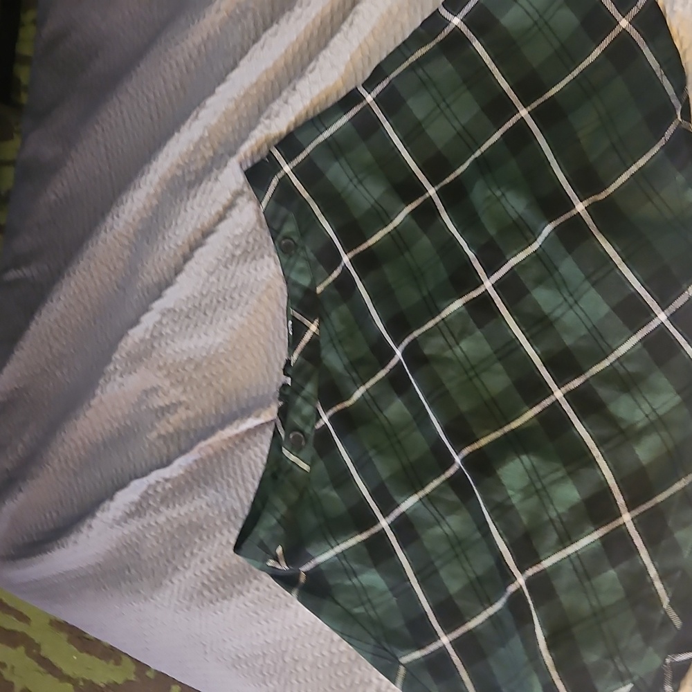 Royal Bones Dark Green Plaid Apparel